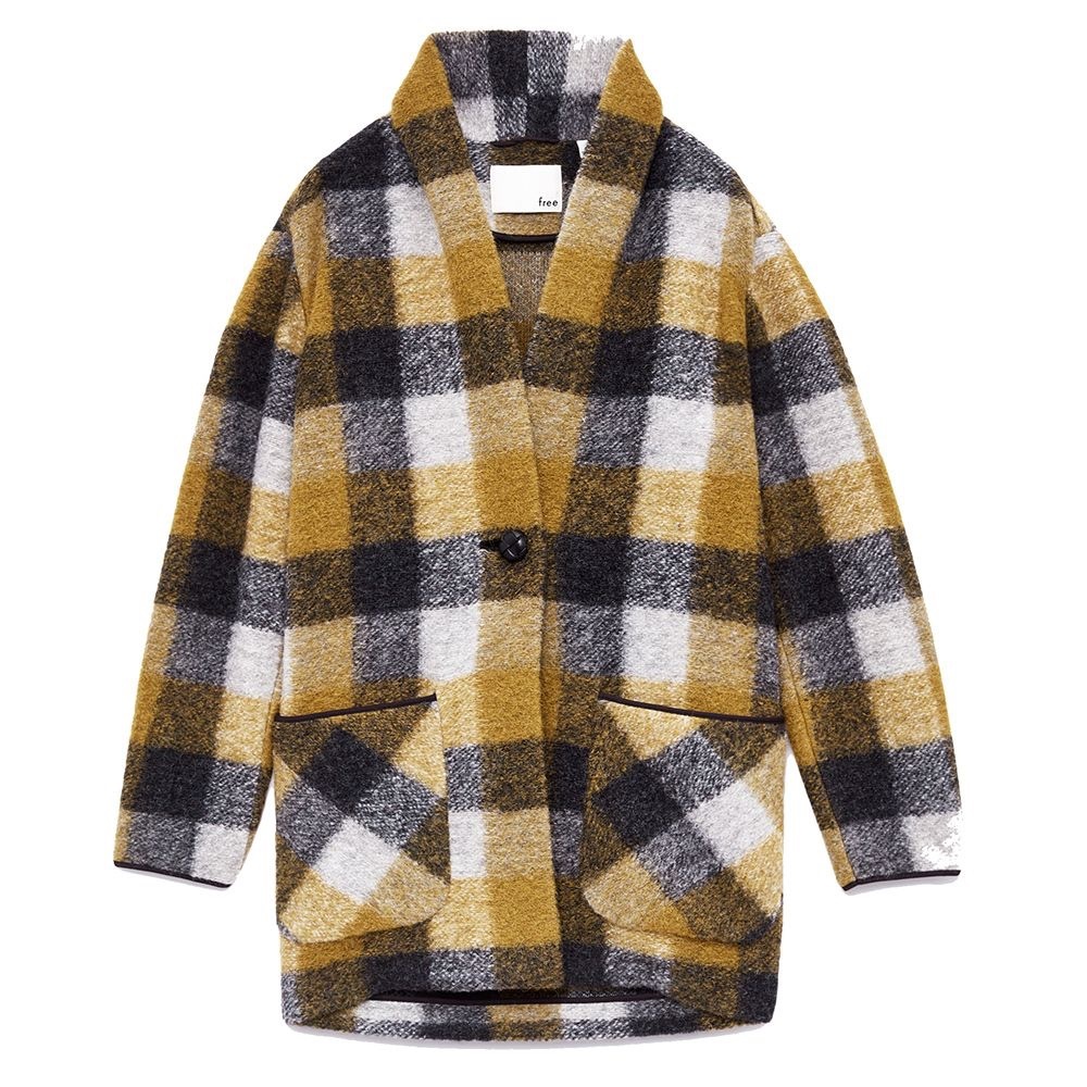 Wilfred Free Wool Plaid Jacket